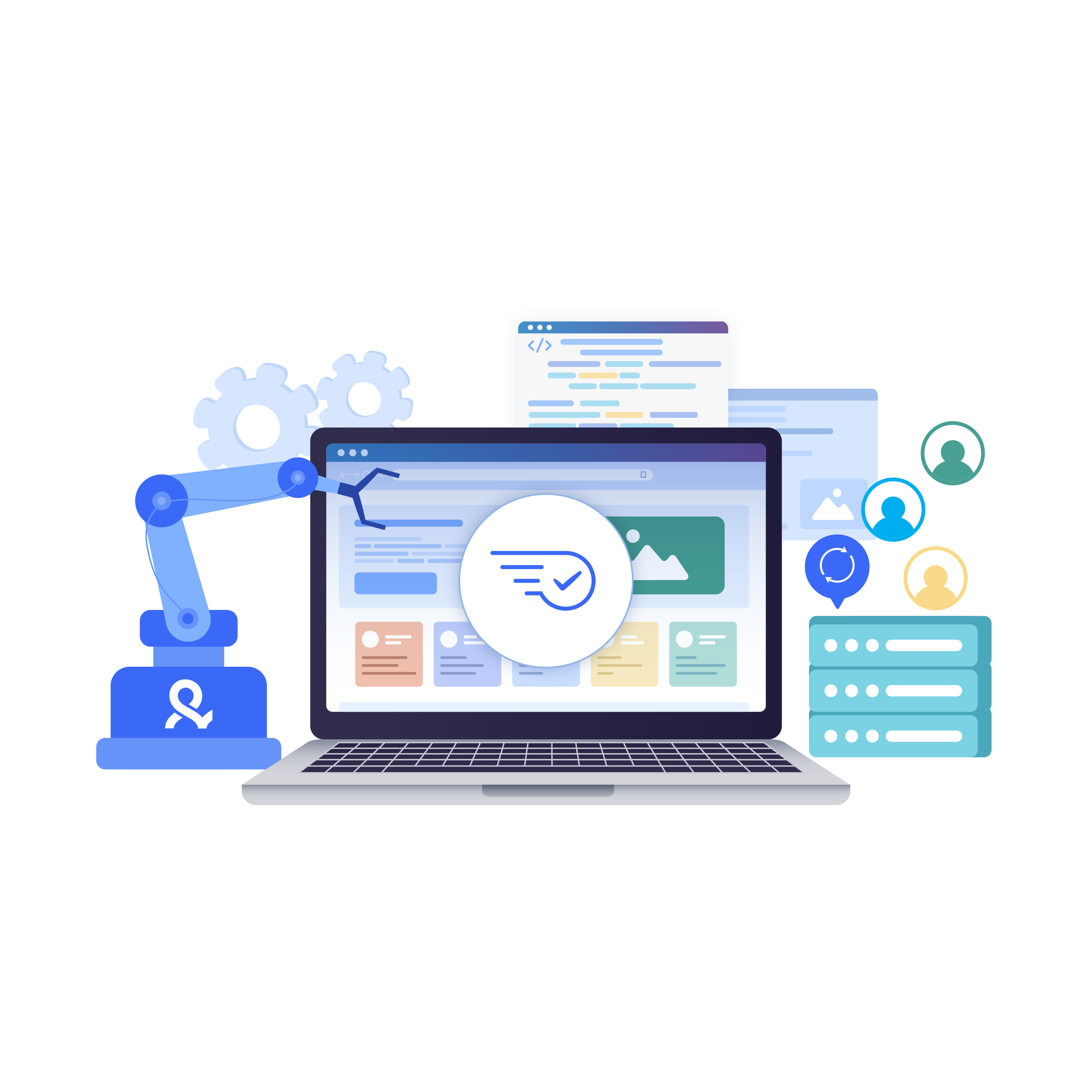 Image showcasing the ease of accessing and scraping data from protected websites with Multilogin's Antidetect Headless Browser.