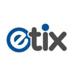 Etix logo, representing the online ticketing platform used for selling and managing tickets for events such as concerts, festivals, and sports.