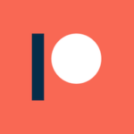 Patreon logo, representing the membership platform that allows creators to receive financial support from their fans or patrons through subscriptions.