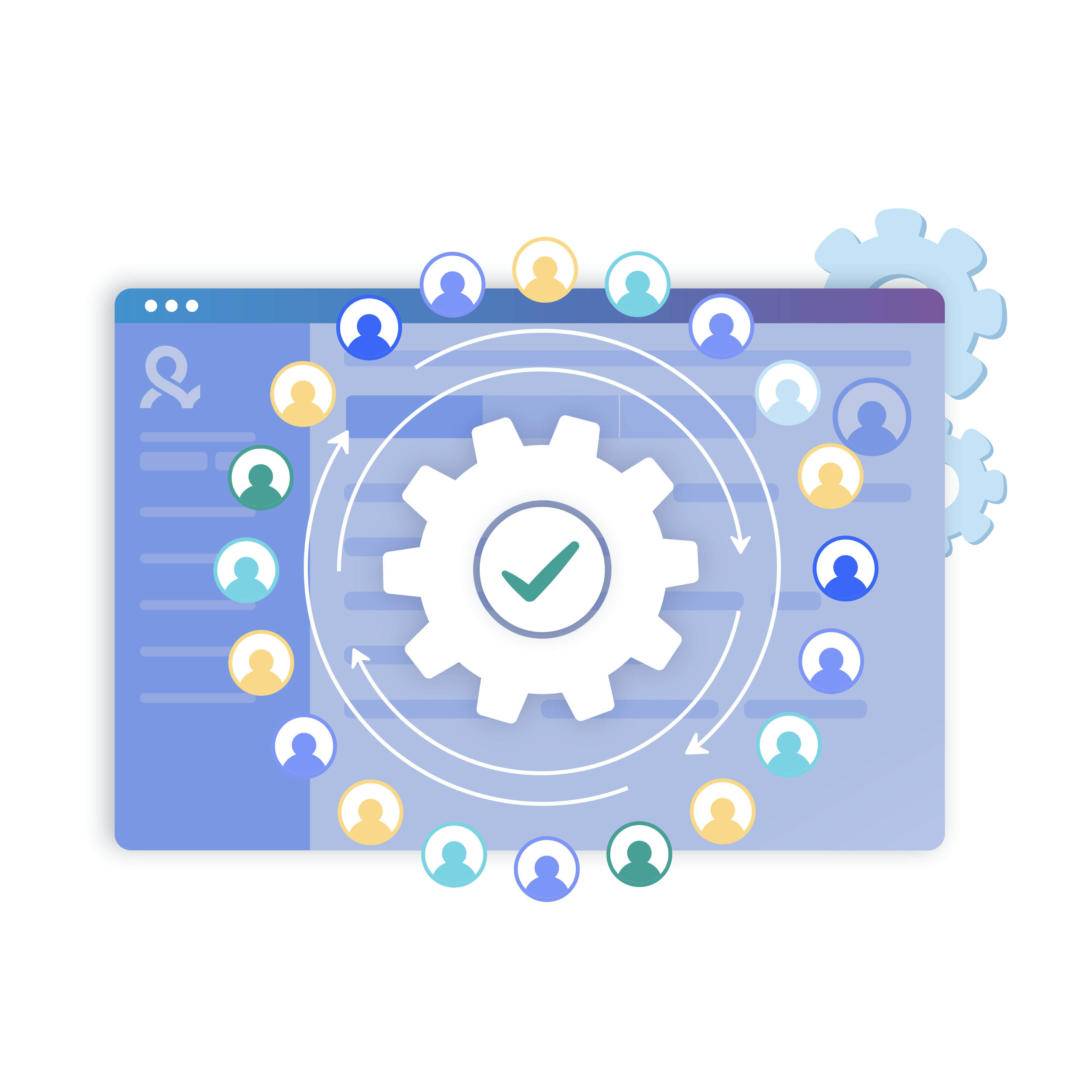 Image illustrating unique browser profiles with distinct digital fingerprints, enabling secure management of multiple ad accounts, affiliate programs, or social media profiles without account bans.