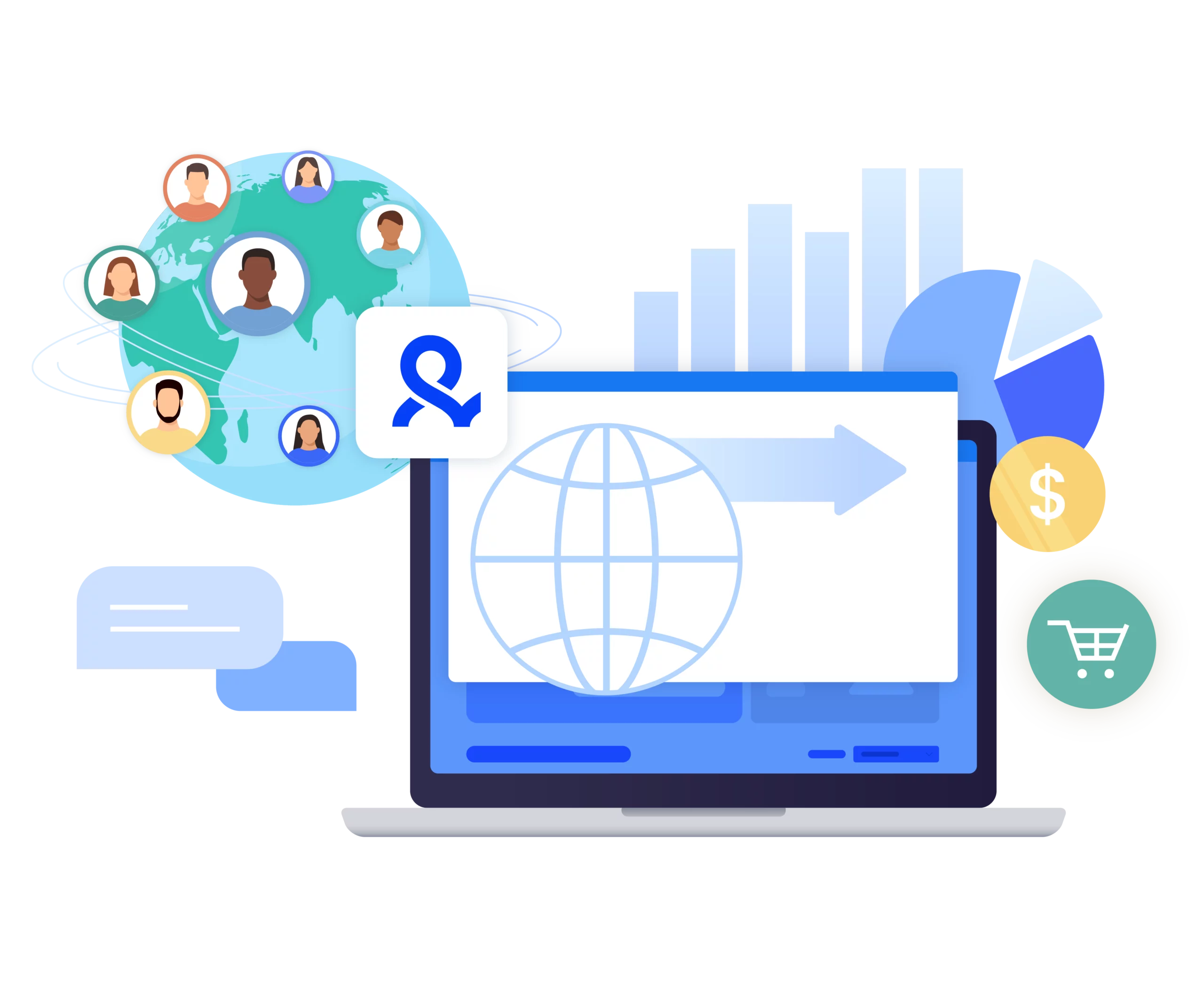 Image illustrating the benefits of using Multilogin for managing multiple accounts.