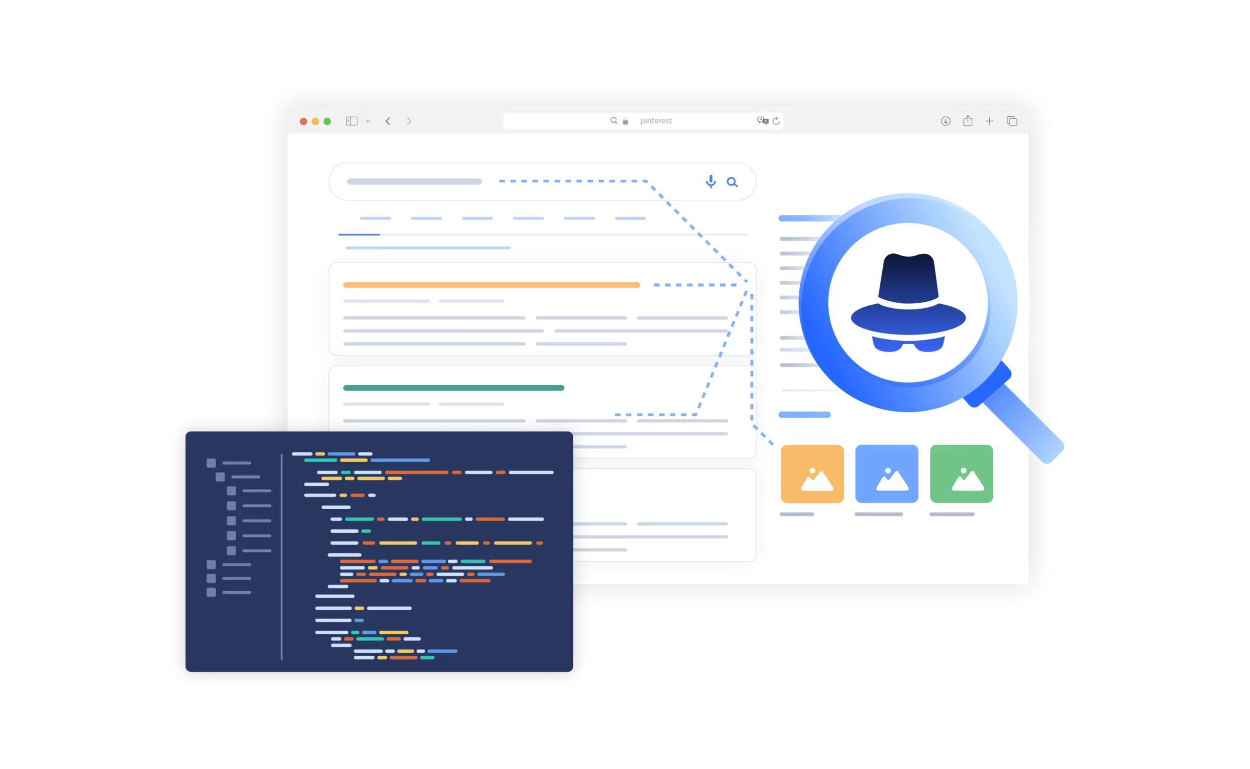 A visual of how to scrape data with Multilogin web scraping proxies