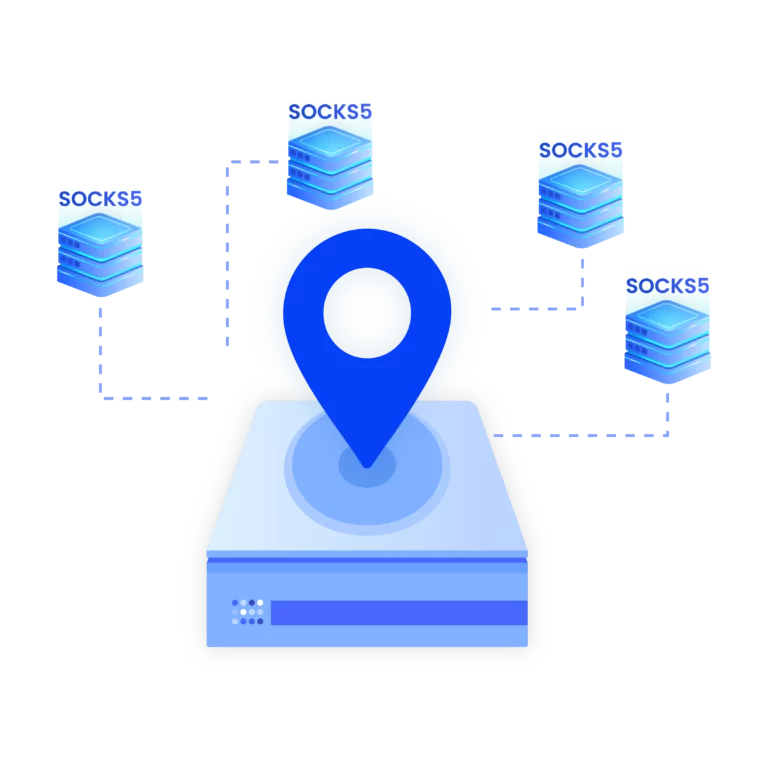 image illustrating the easy import of third-party SOCKS5 residential proxies into Multilogin.