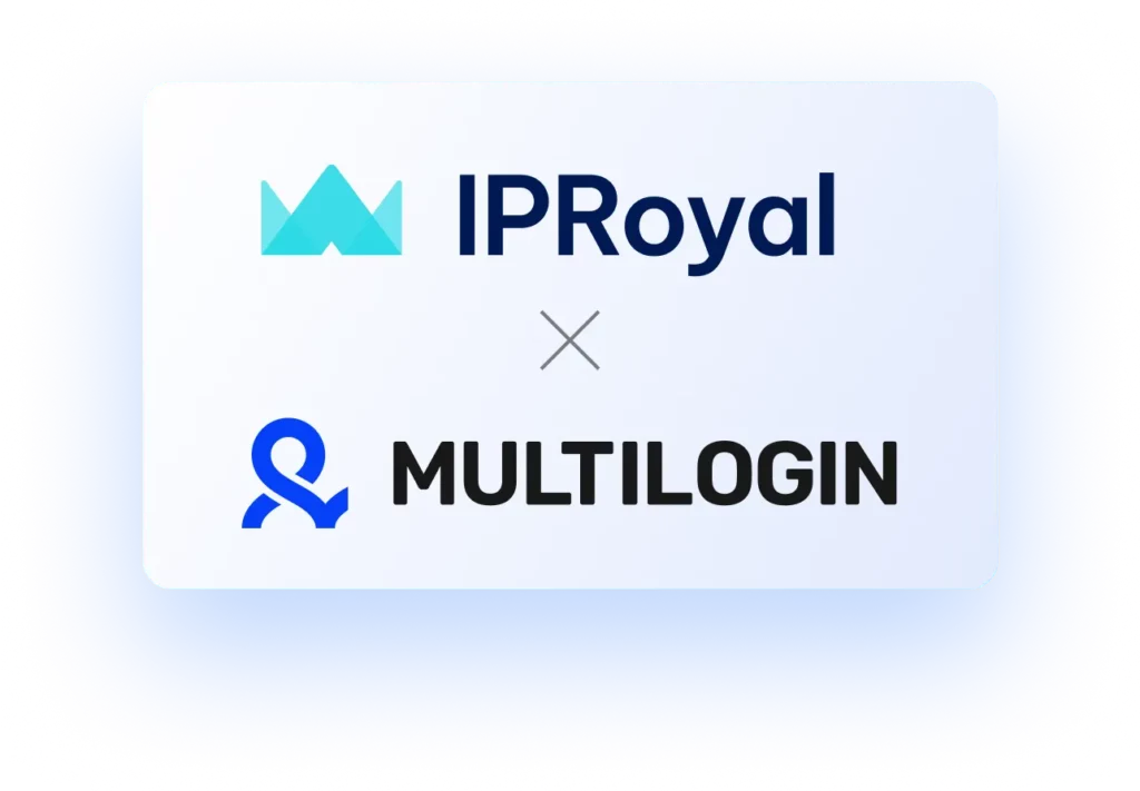 IPRoyal proxies integrated with Multilogin for enhanced browser management.