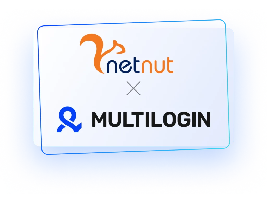 Netnut logo and Multilogin logo