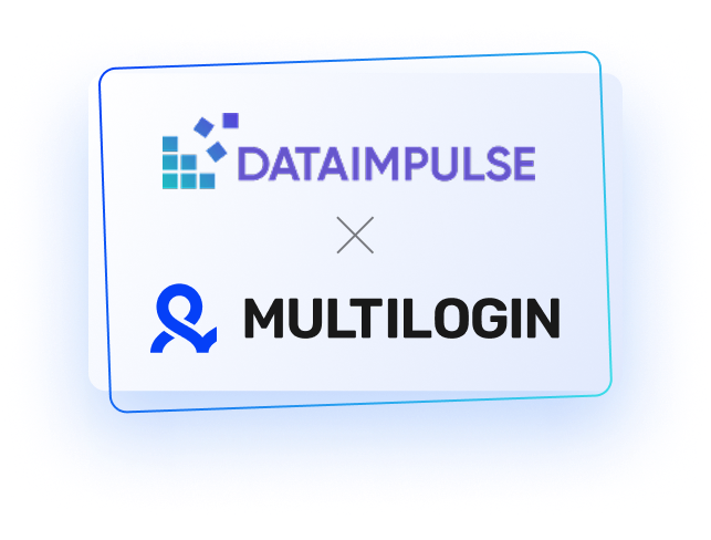 Multilogin and dataimpulse logo