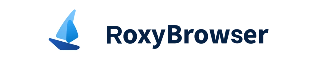 RoxyBrowser logo featuring a sleek, modern design with bold typography.