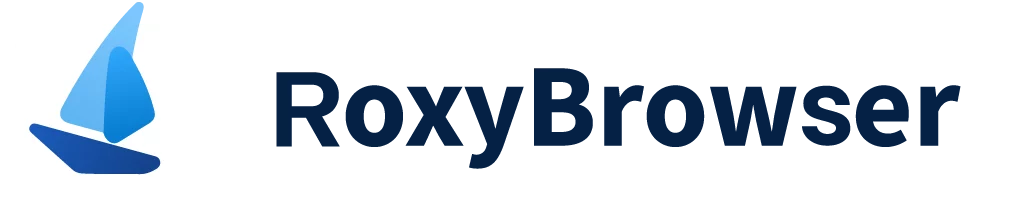 RoxyBrowser logo featuring a sleek, modern design with bold typography.