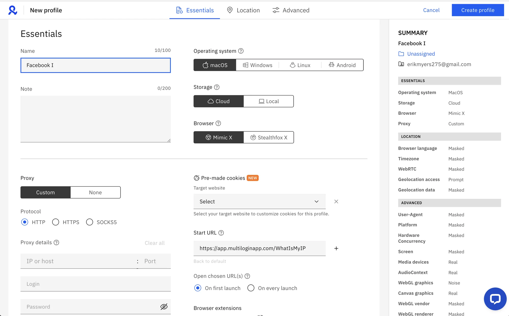 multilogin dashboard