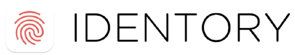 Identory logo featuring a sleek, modern design with bold typography.