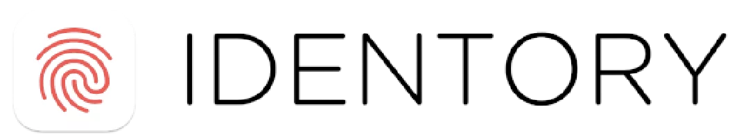 Identory logo featuring a sleek, modern design with bold typography.