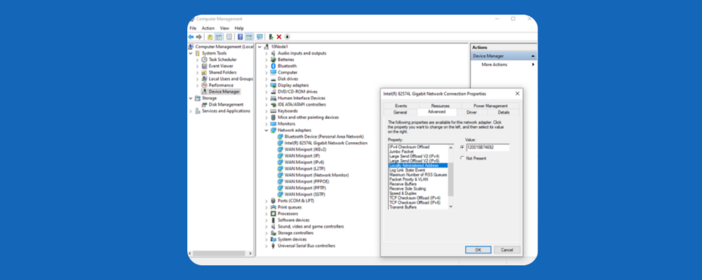 How to Change MAC address on Windows 10