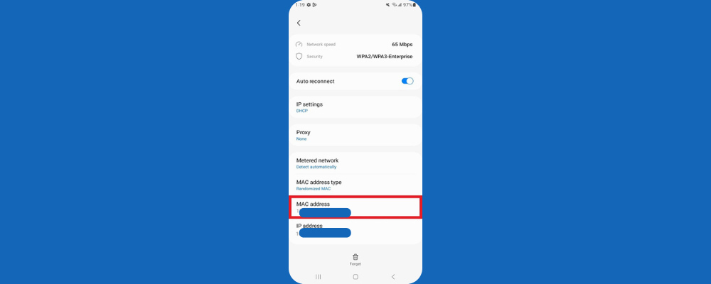 how to change mac address on android