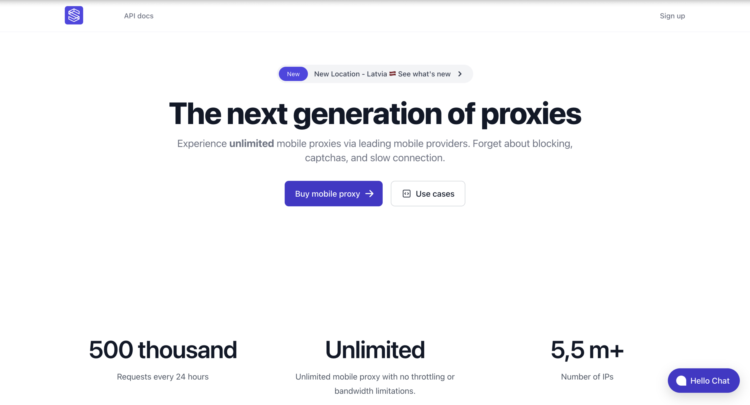Spaw proxies homepage