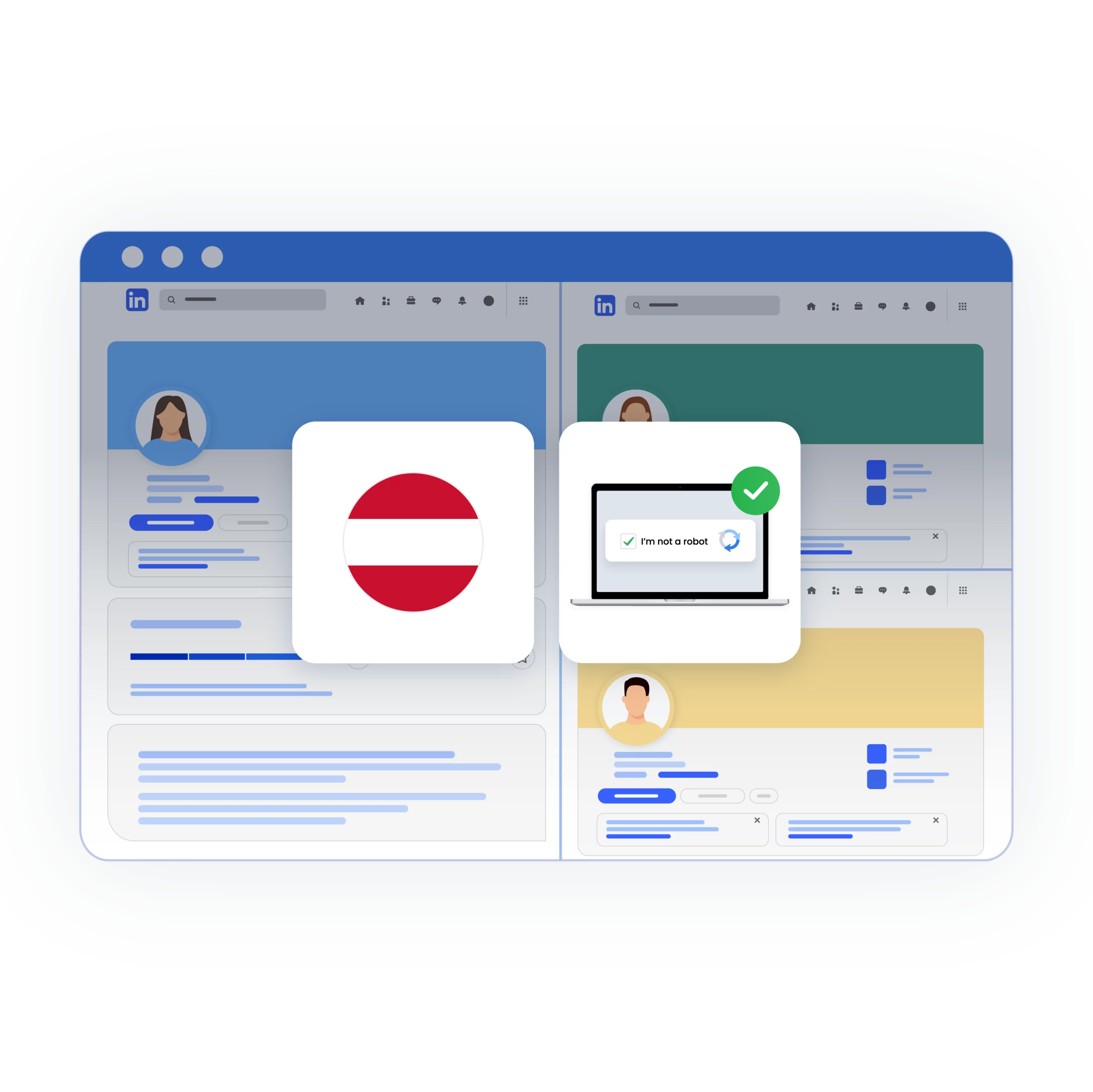Manage accounts at scale using Austria proxy browser