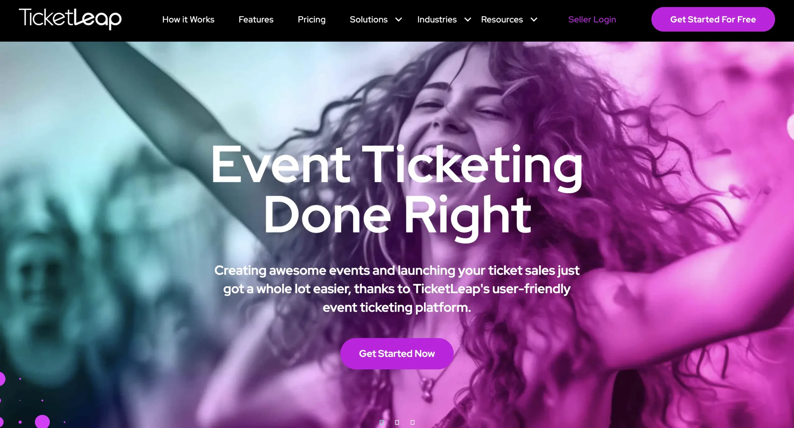 Ticketmaster alternatives: TicketLeap Homepage