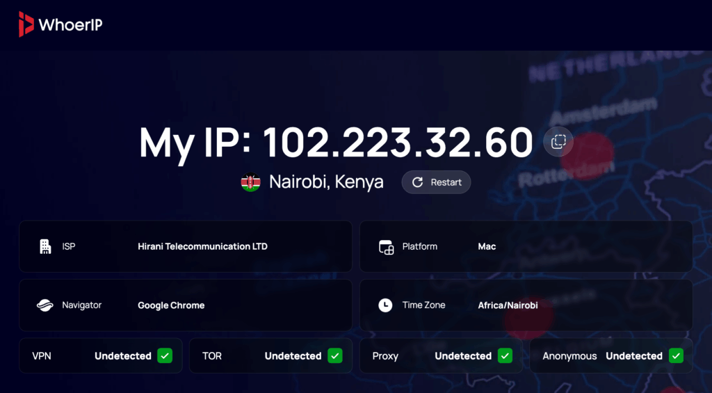 WhoerIP.com – Modern IP Lookup Service