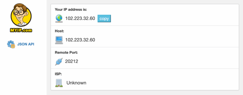 MyIP.com – Statistical IP Lookup with Internet Trends