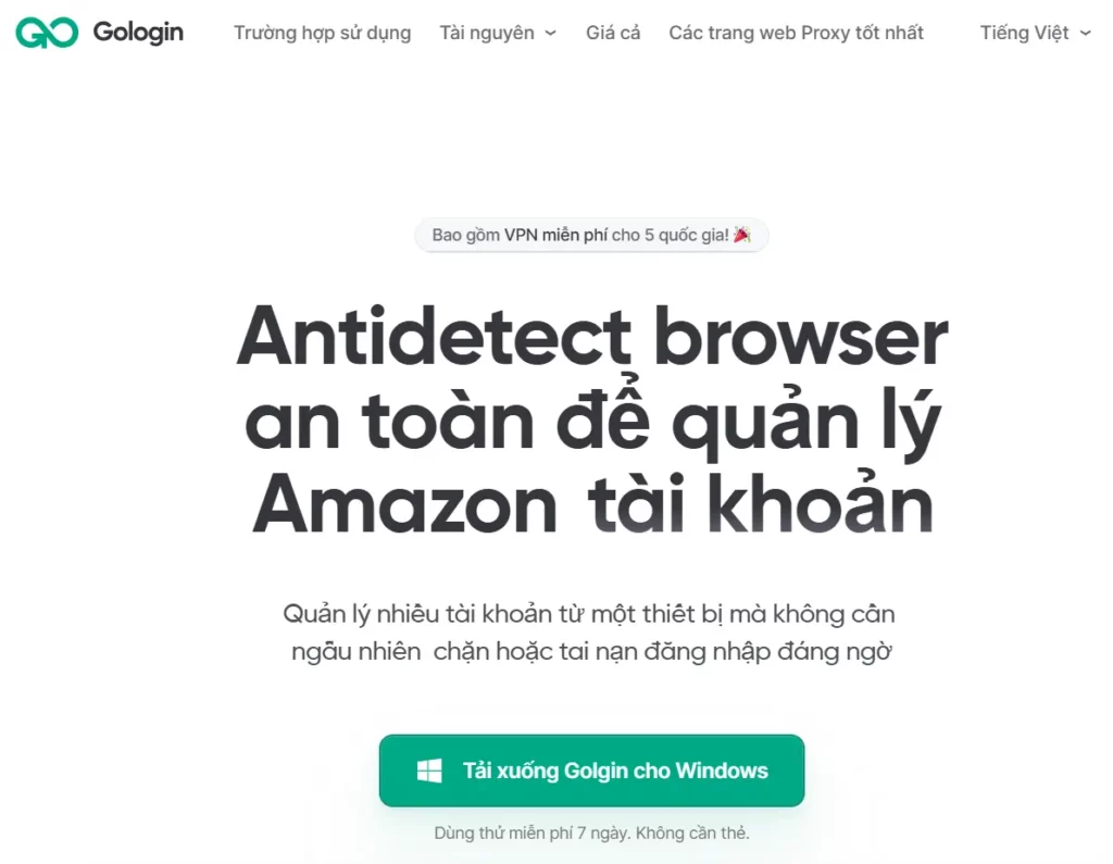 GoLogin antidetect 






