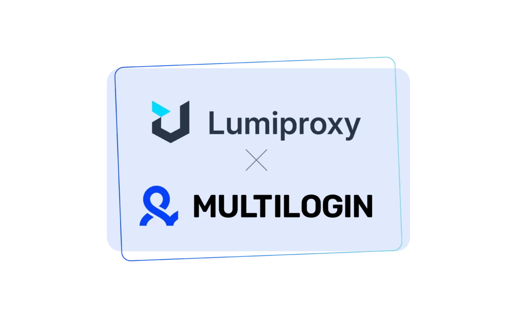 Lumiproxy x Multilogin logos