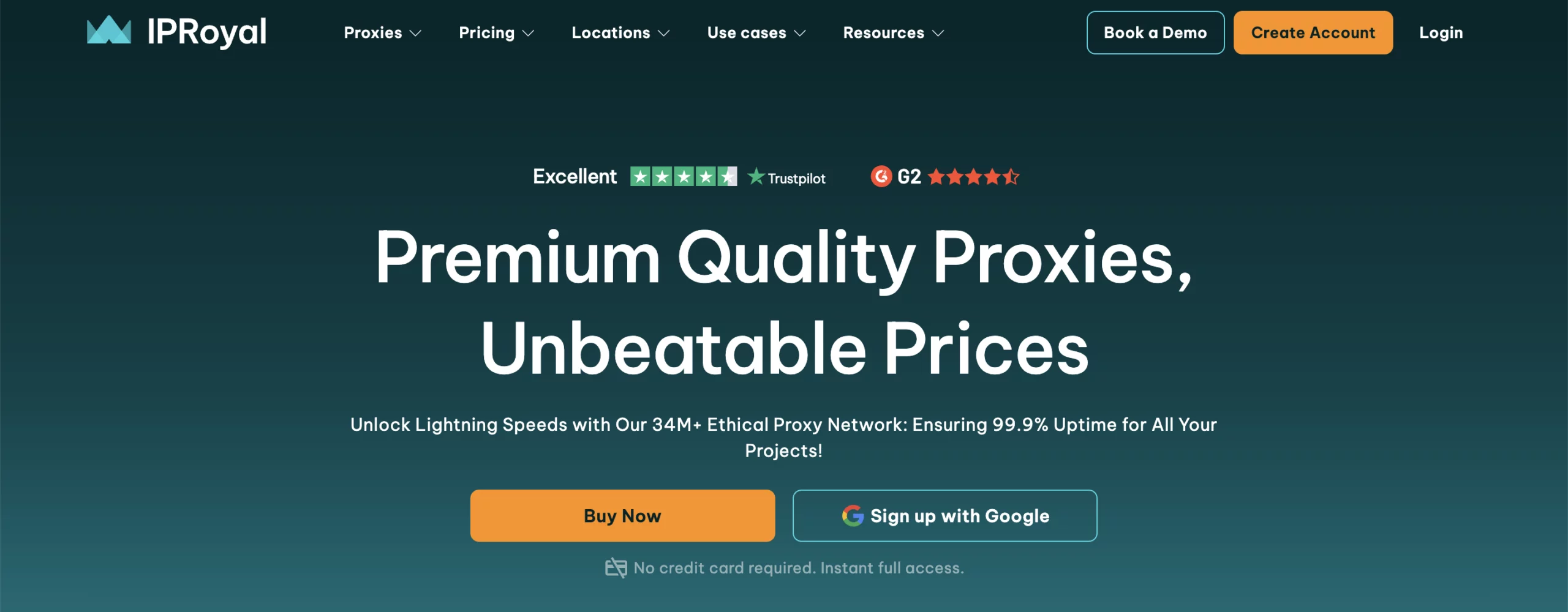 IPRoyal homepage