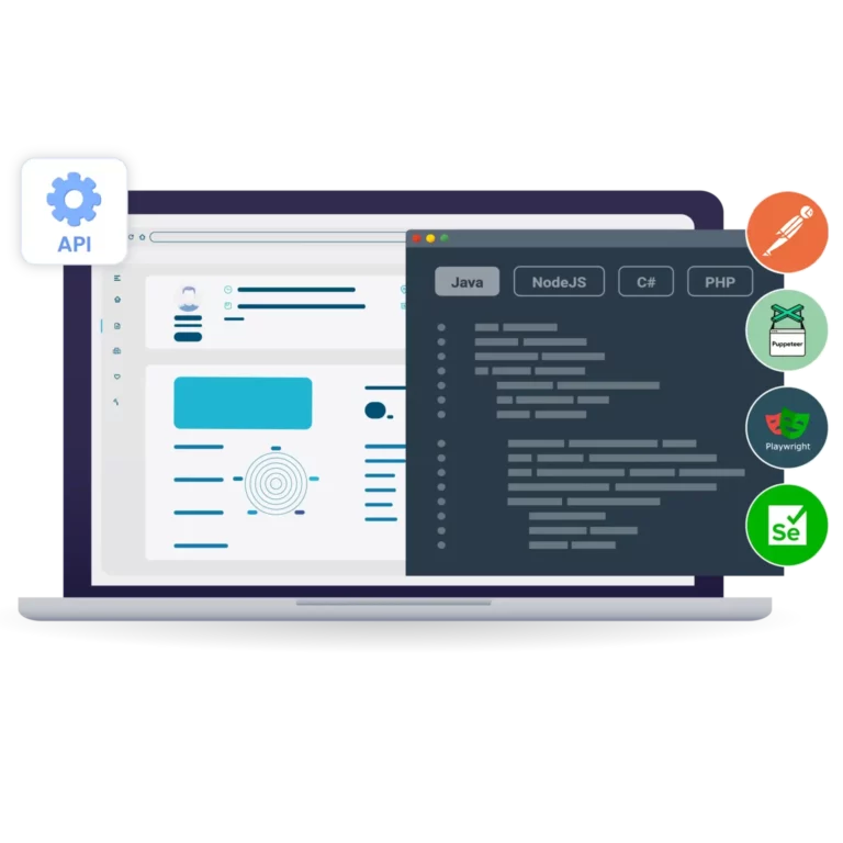 Launch scraping sessions instantly via API​