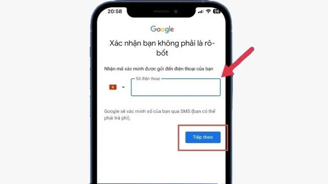 Tạo tài khoản Google không cần số điện thoại