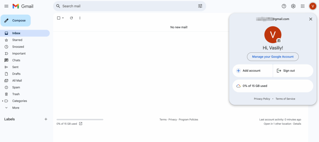 Как создать почту gmail без номера телефона — пошаговая инструкция