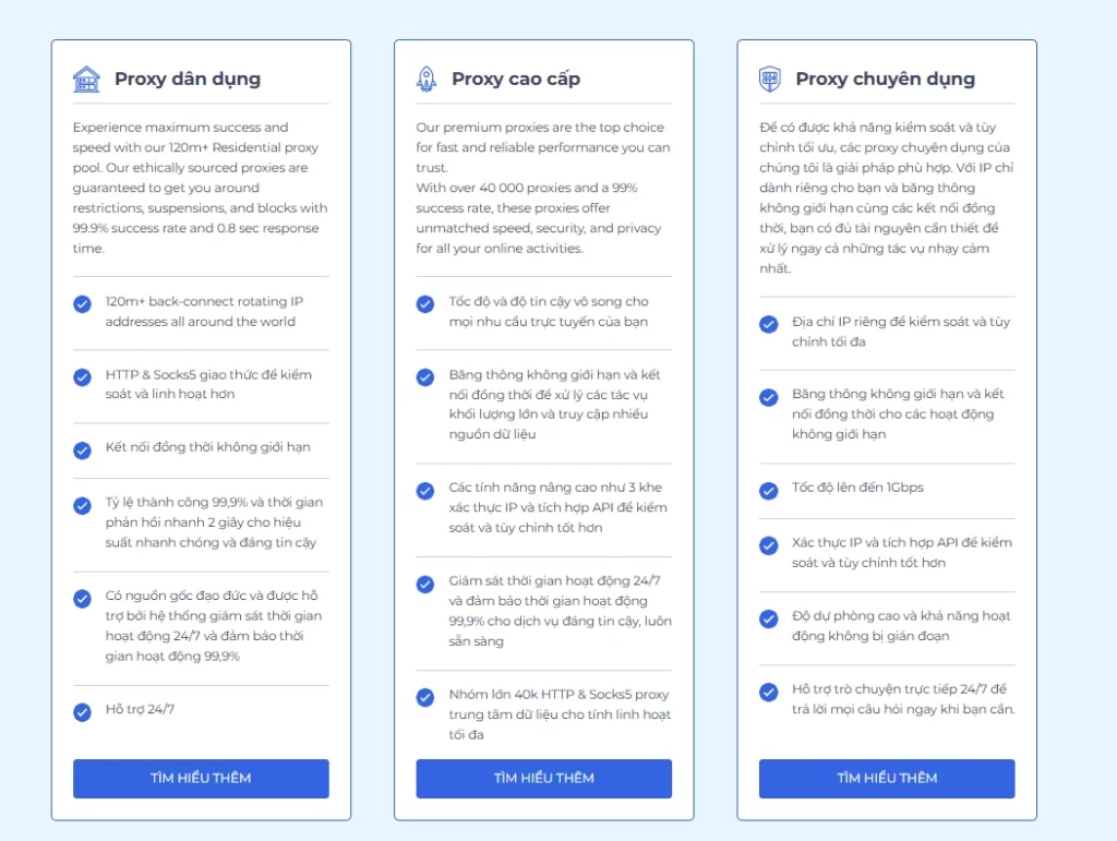 Danh sách proxy ProxyScrape - Proxy dân cư, trung tâm dữ liệu và premium cho duyệt web an toàn.