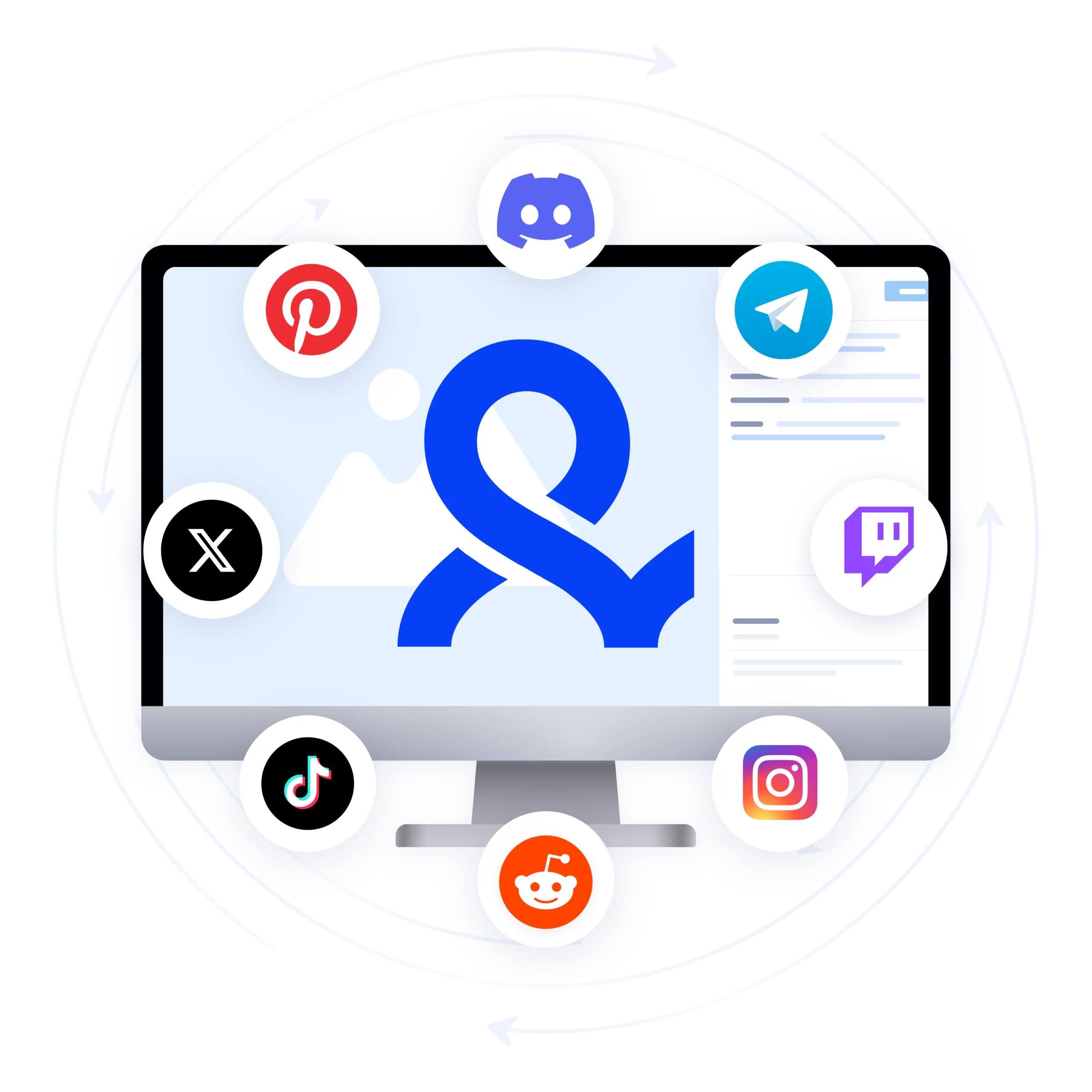 Create multiple social media accounts