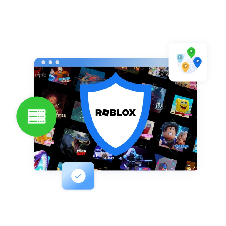 Avoid Roblox account restrictions with built-in proxies