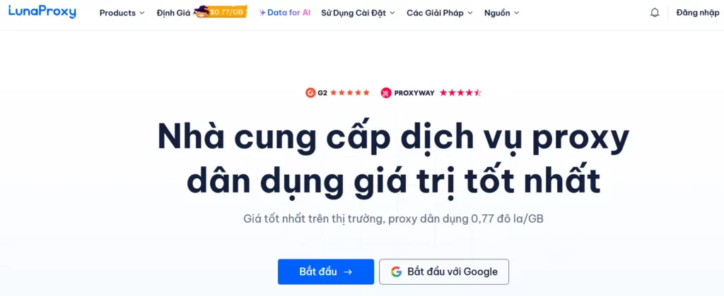 Best residential proxies: Luna proxy