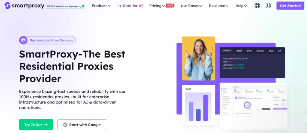 proxy dân cư tốt nhất Smart Proxy