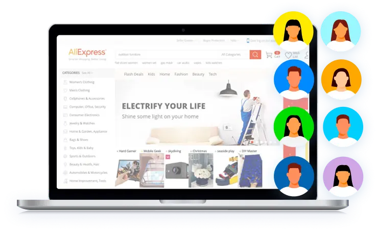 Run unlimited AliExpress accounts securely with Multilogin, ensuring privacy and easy management.