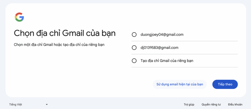 Google có thể yêu cầu thêm thông tin chi tiết
