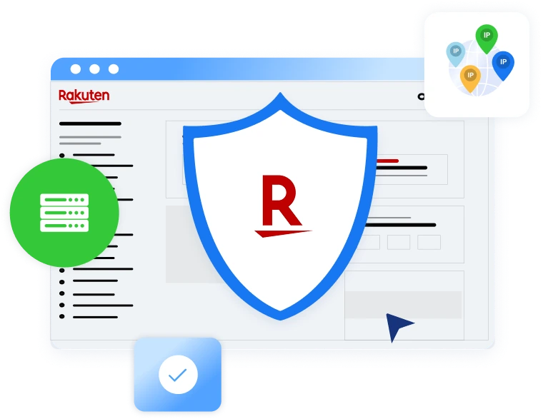 Rakuten accounts without bans, image