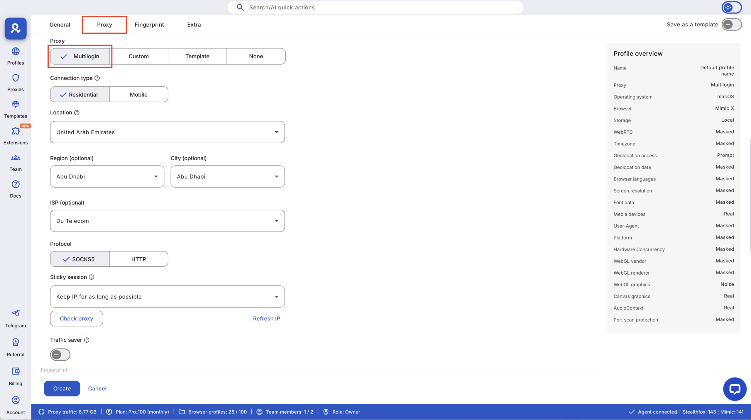 Multilogin residential proxy
