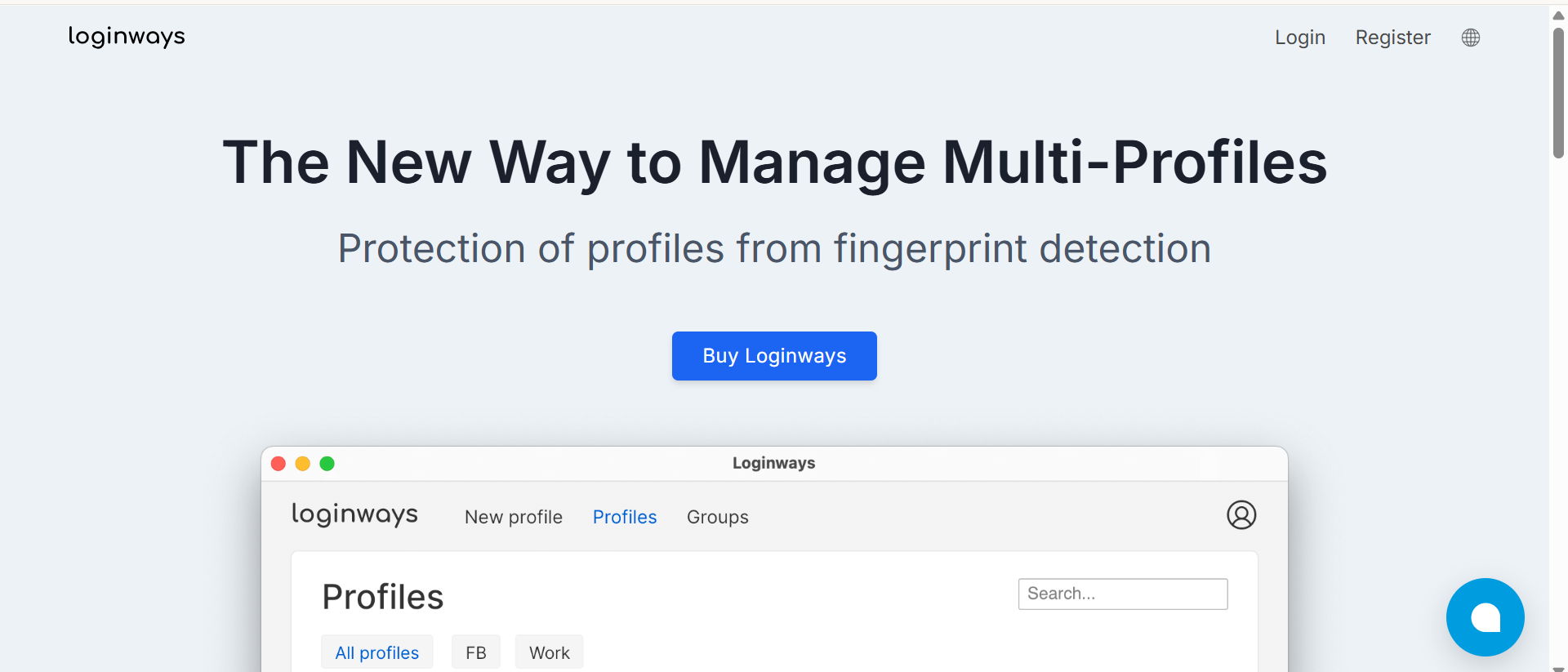 loginways screenshot