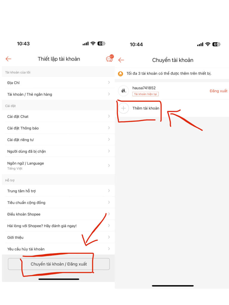 tạo nhiều tài khoản Shopee, tạo thêm tài khoả shopee account