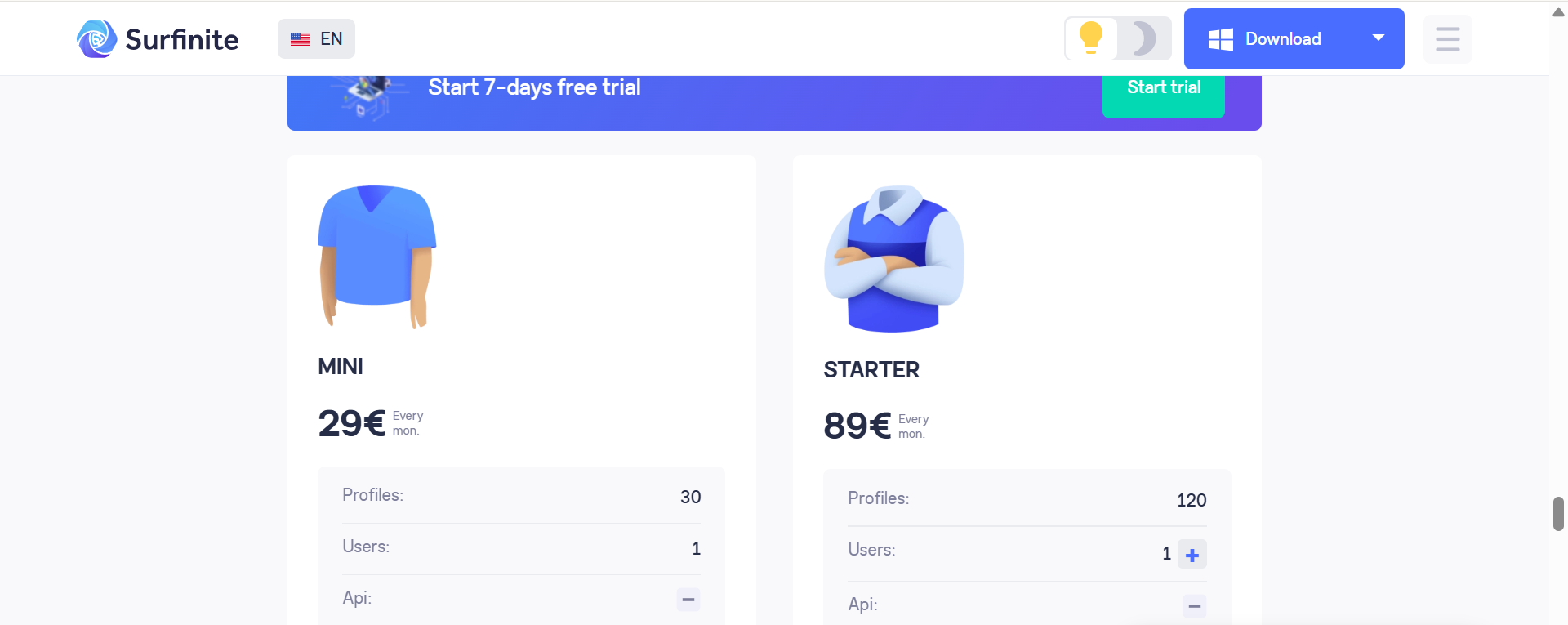 Surfinite Browser Review pricing