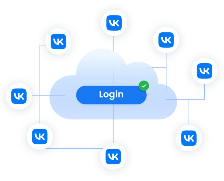 Вход и управление несколькими аккаунтами ВК через встроенные прокси
