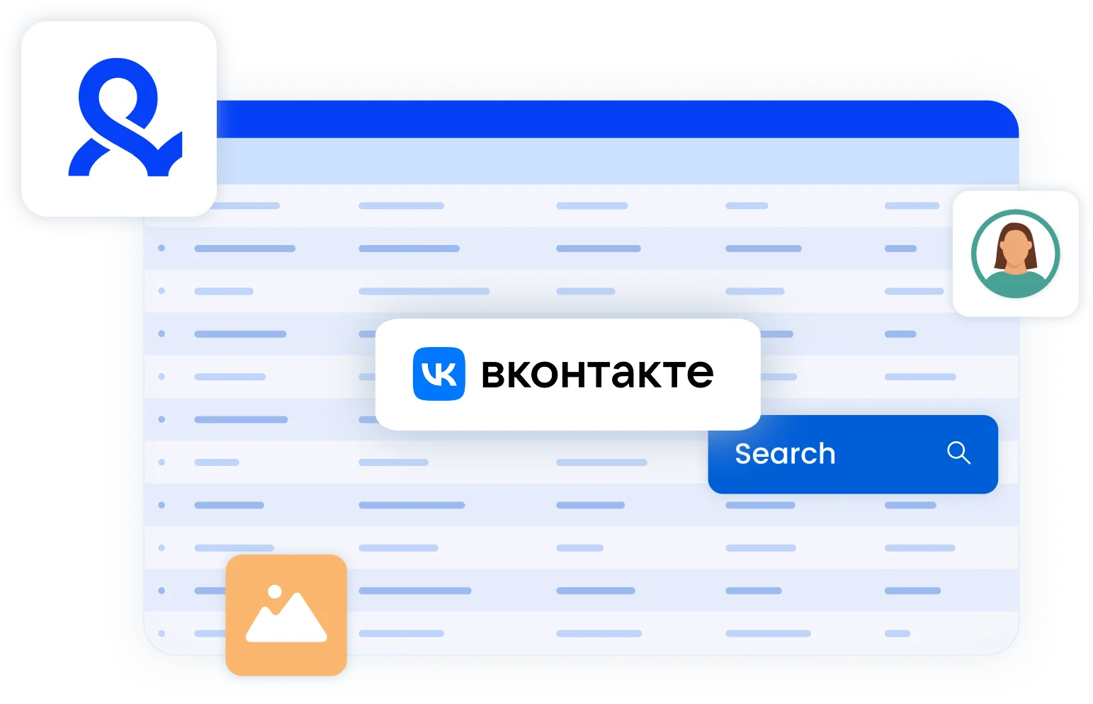 Вконтакте в интерфейсе Multilogin с элементами профиля и использованием прокси для ВК