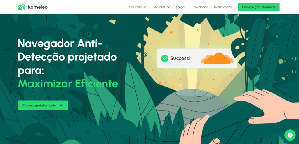 Página inicial: Kameleo