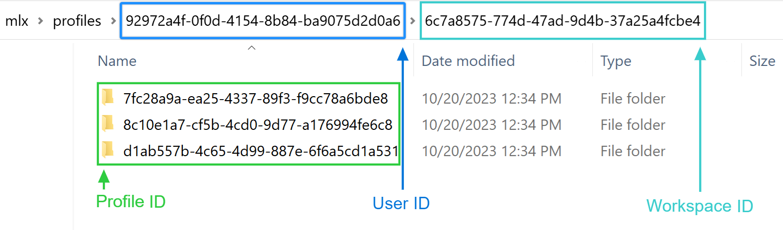 How to find local profile data on your device