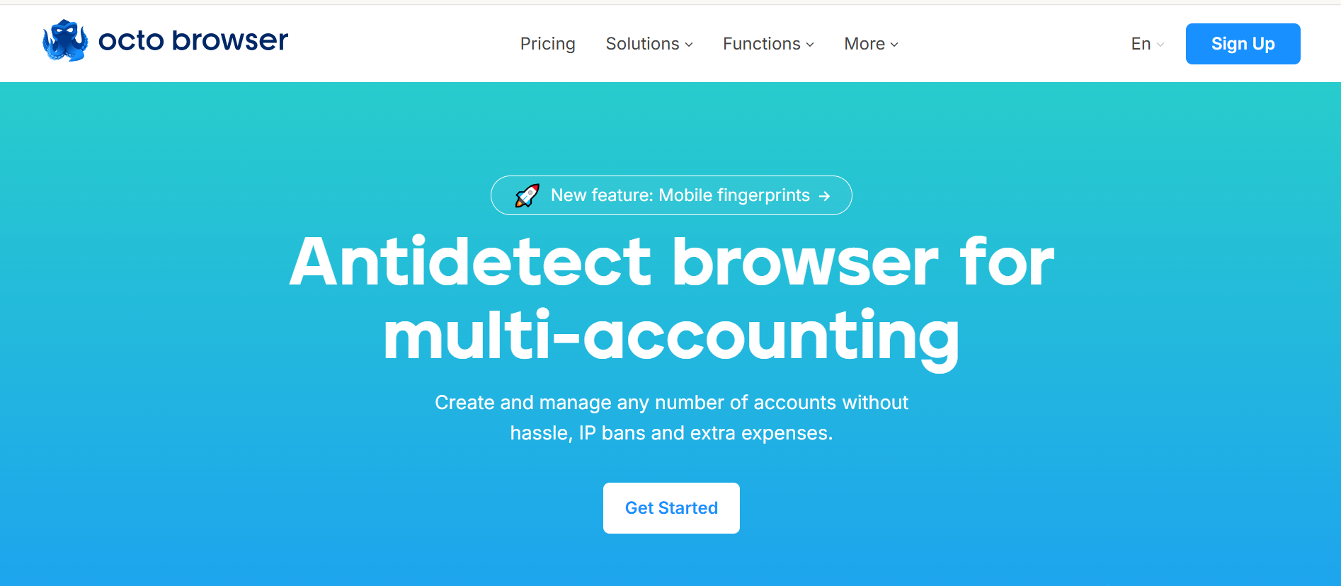 octobrowser home page