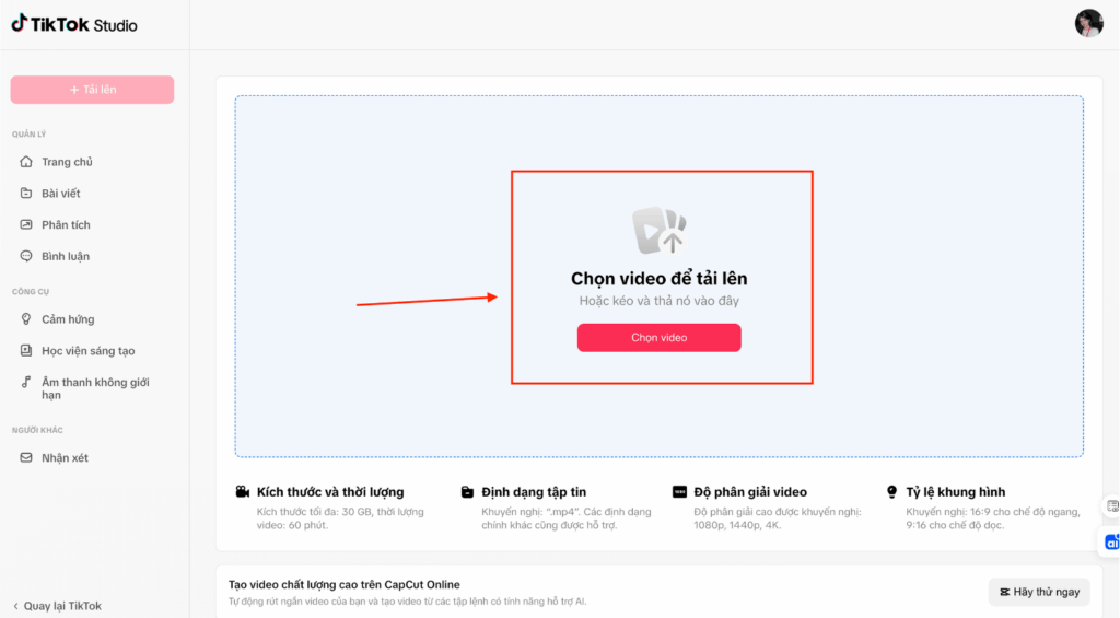 tiktok web- cách đăng nhập tiktok web 2026