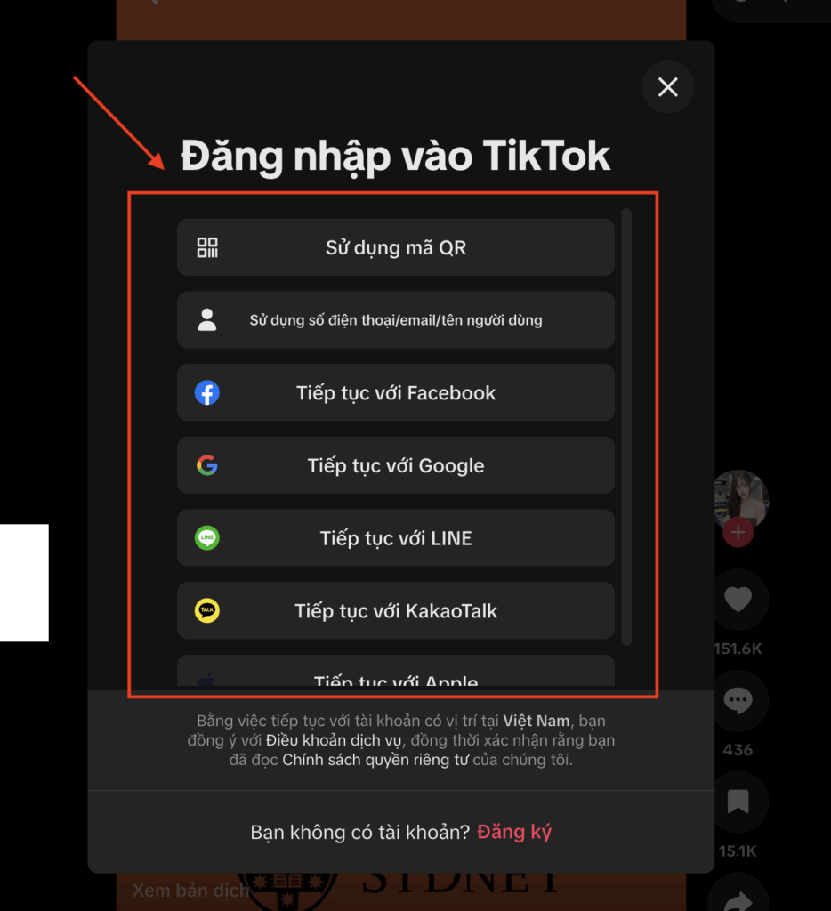 tiktok website - cách đăng nhập tiktok web 2026