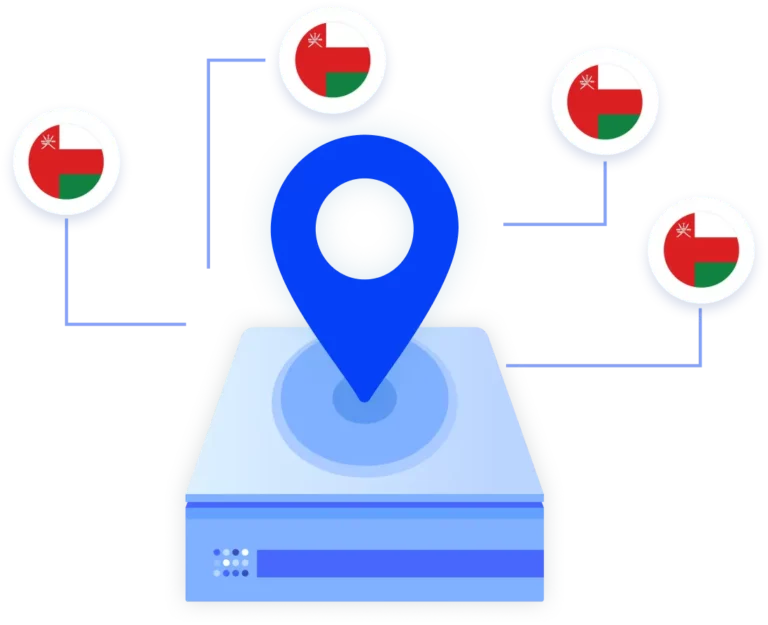 Connect Oman proxies to Android cloud phones