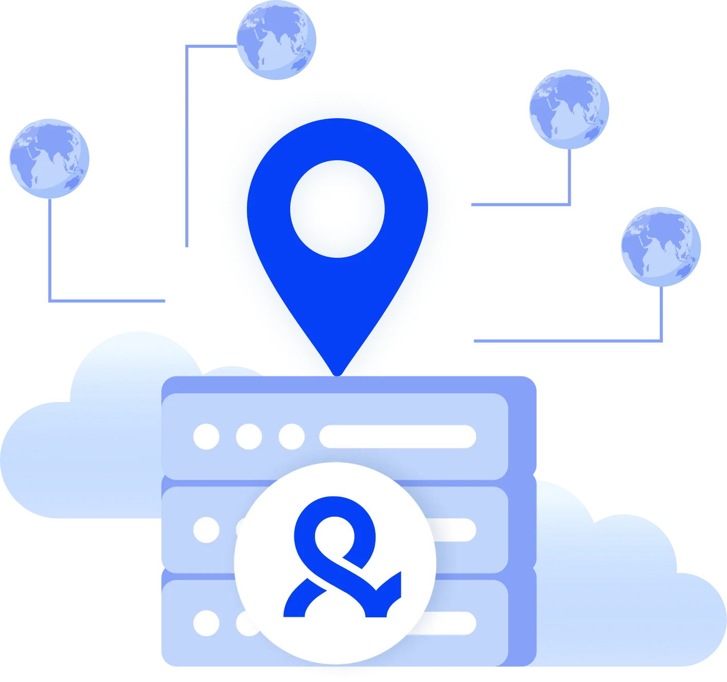Proxy browser routing traffic through multiple global locations with isolated profiles