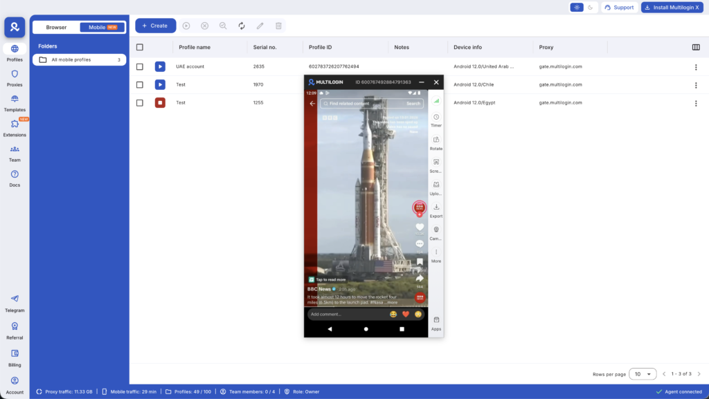 Running TikTok accounts on real Android cloud phones